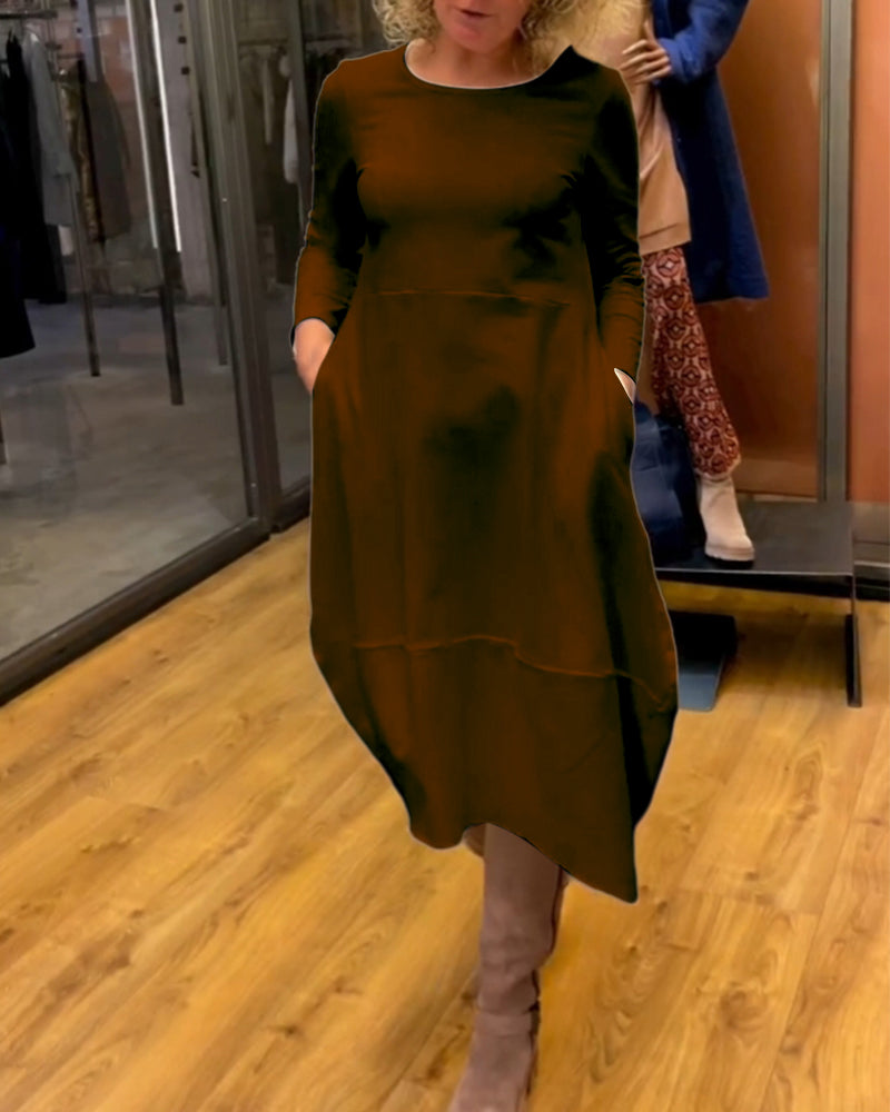 ALINA™ -  Chic Midi Dress