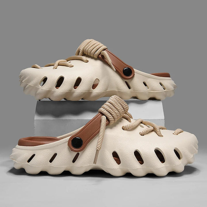 MAWENNA Ridge Laced Clogs