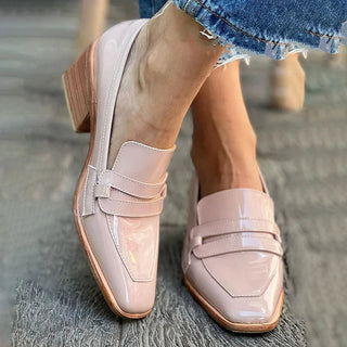 EMBERLYN™ - Shiny Wide Heel Orthopedic Loafers