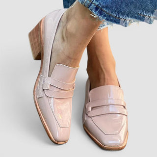 EMBERLYN™ - Shiny Wide Heel Orthopedic Loafers