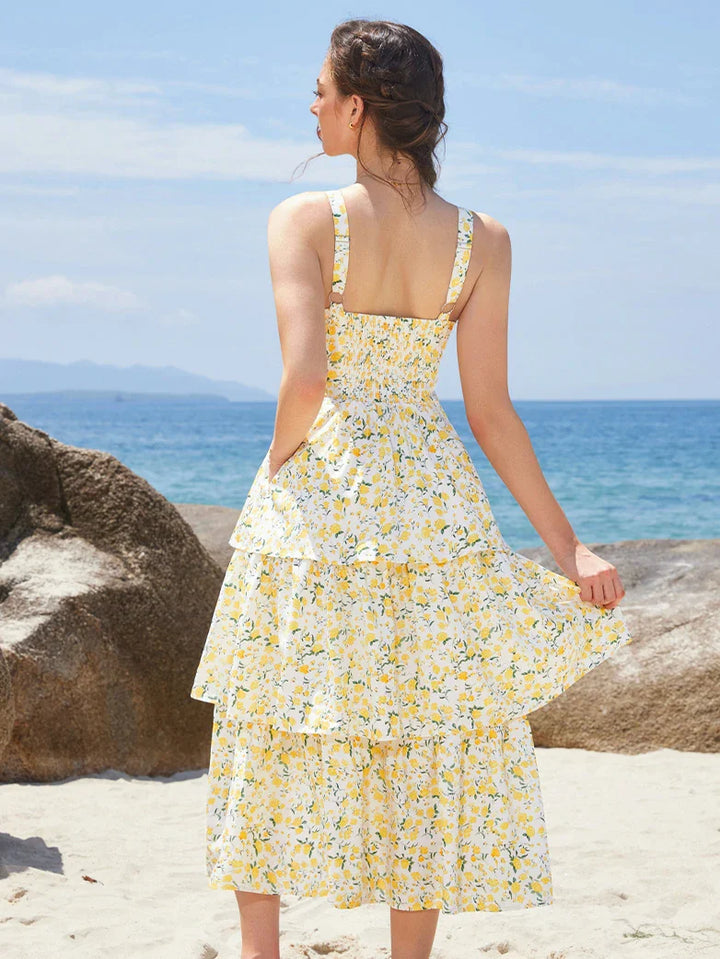 YVETTE™ - Summer Night Floral Wedding Dress