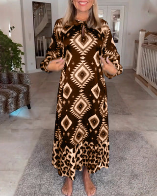 ZELLA™ - Luxe Geo Print Dress