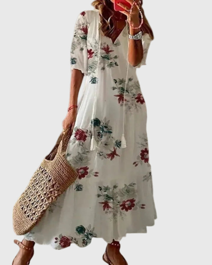 Imara™ - Boho Vintage Summer Maxi Dress