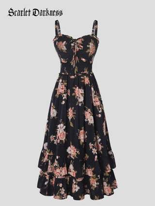 EMELINE™ - Renaissance Chiffon Pocket Dress