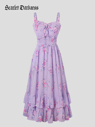 EMELINE™ - Renaissance Chiffon Pocket Dress