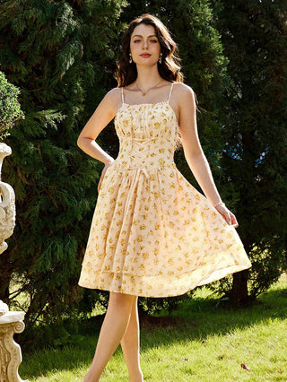 THERESE™ - Pastoral Milkmaid Dress