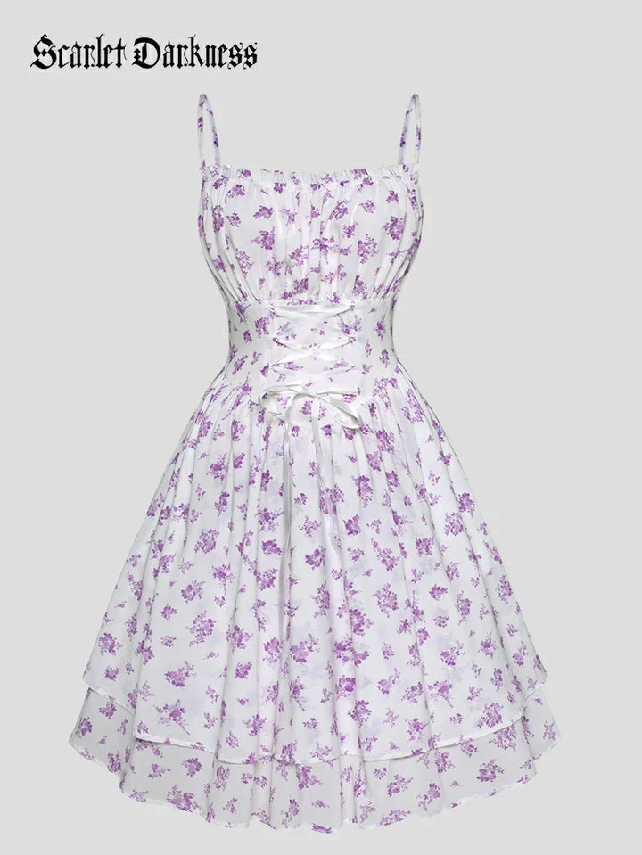 THERESE™ - Pastoral Milkmaid Dress