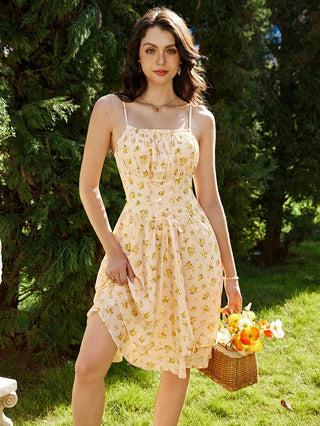 THERESE™ - Pastoral Milkmaid Dress
