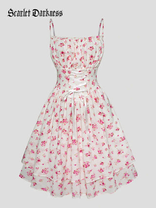 THERESE™ - Pastoral Milkmaid Dress