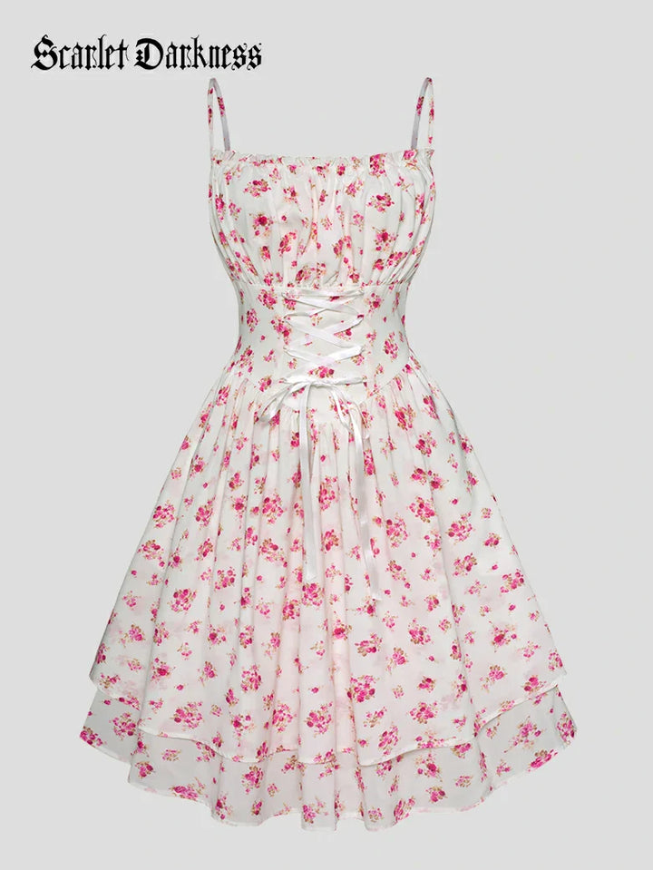 THERESE™ - Pastoral Milkmaid Dress