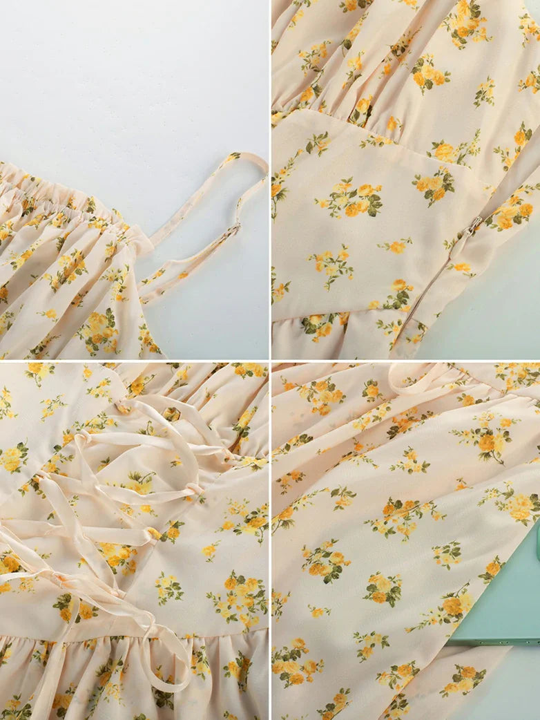 THERESE™ - Pastoral Milkmaid Dress