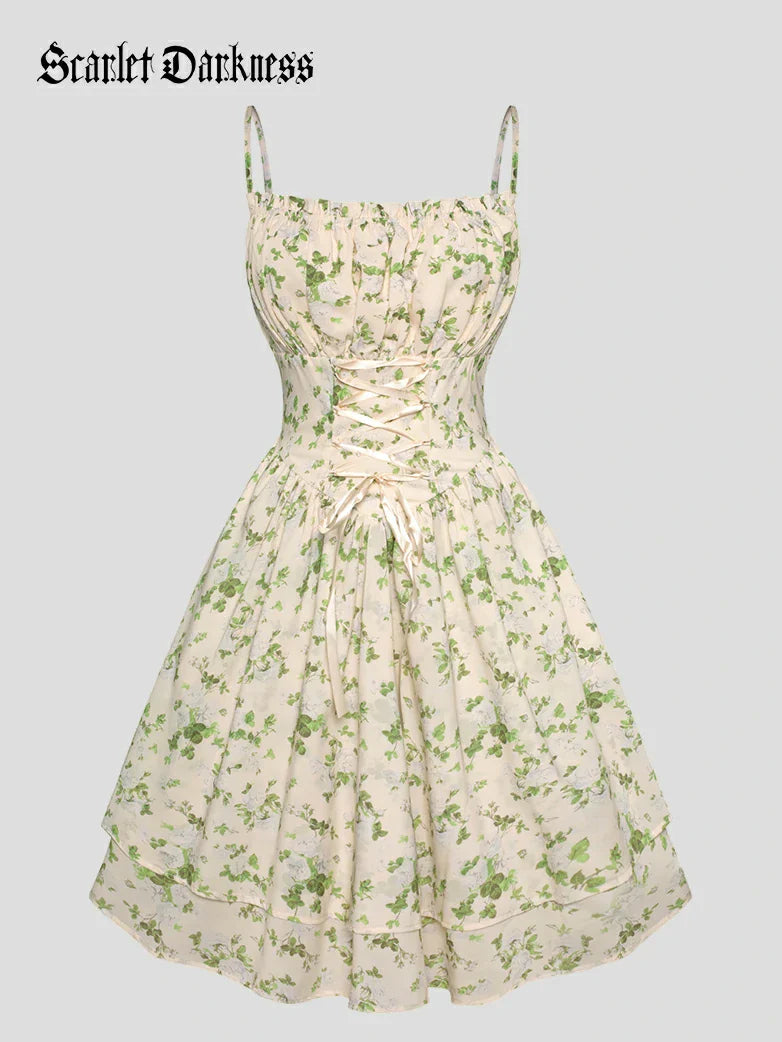 THERESE™ - Pastoral Milkmaid Dress