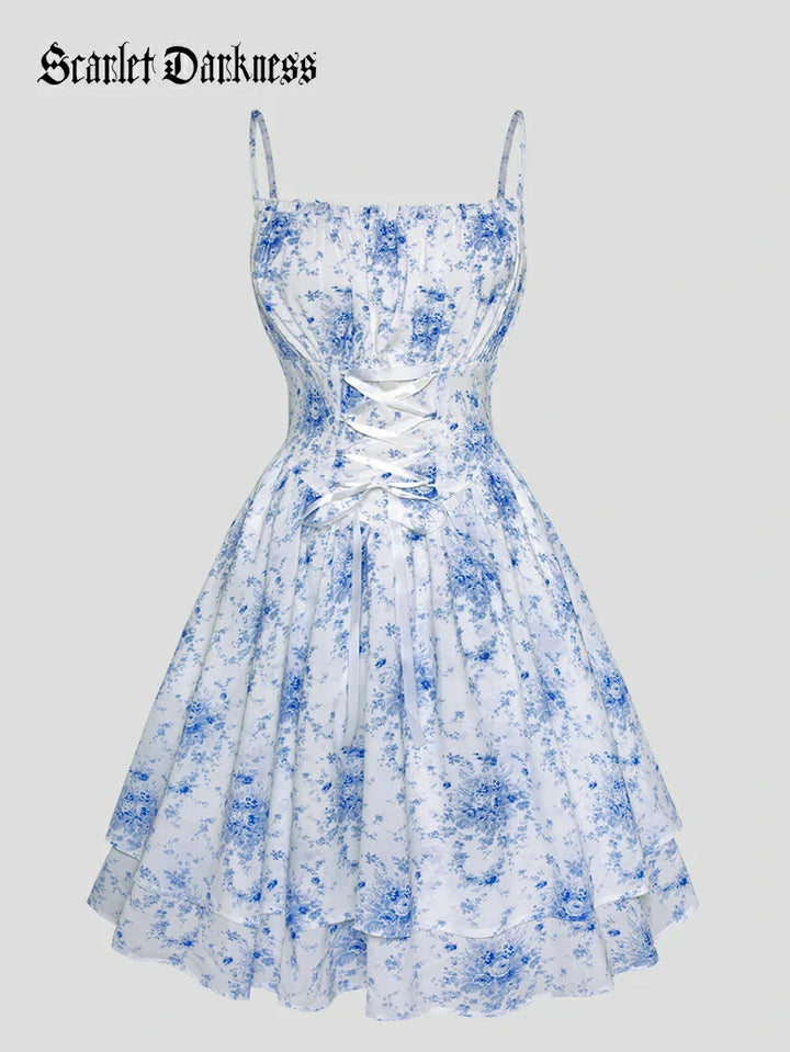 THERESE™ - Pastoral Milkmaid Dress
