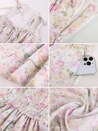 MIREILLE™ - Ditsy Floral Fitted Dress