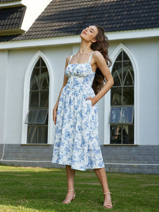 CLEMENTINE™ - Floral Milkmaid Sundress