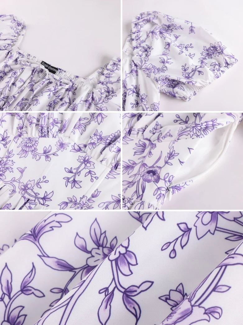 JOSETTE™ - Provence Slit Party Sundress