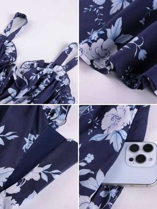 EDITH™ - Floral Corset Milkmaid Dress