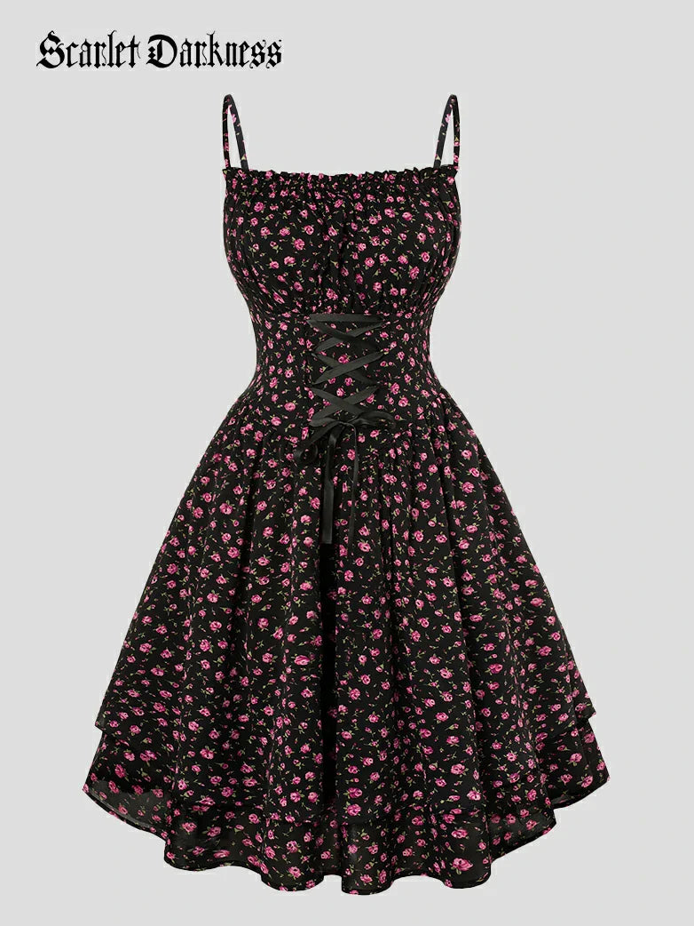 THERESE™ - Pastoral Milkmaid Dress
