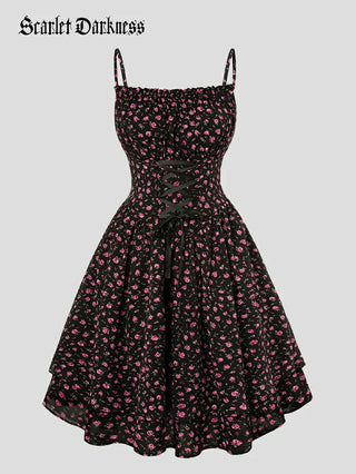 THERESE™ - Pastoral Milkmaid Dress