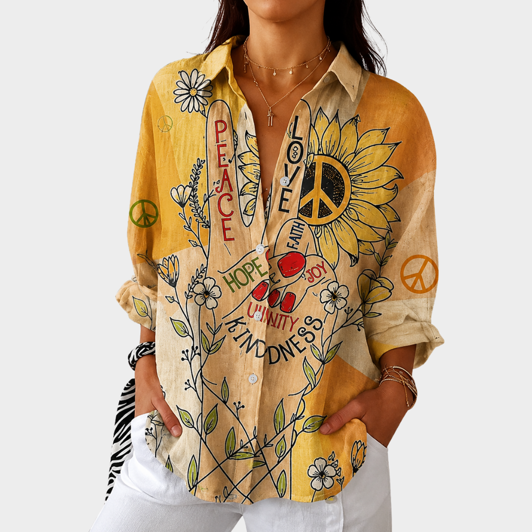 CAMELIA | Breezy Printed Blouse