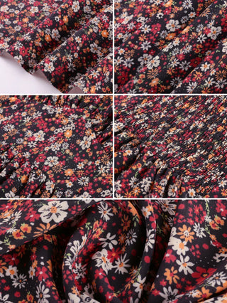 EDITH™ - Floral Corset Milkmaid Dress