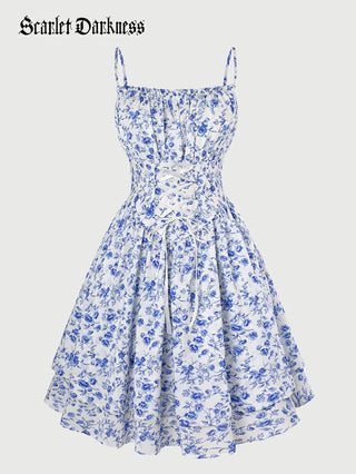THERESE™ - Pastoral Milkmaid Dress