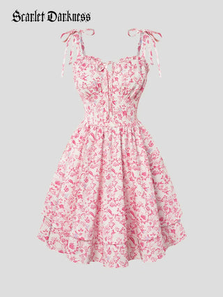 MIREILLE™ - Ditsy Floral Fitted Dress