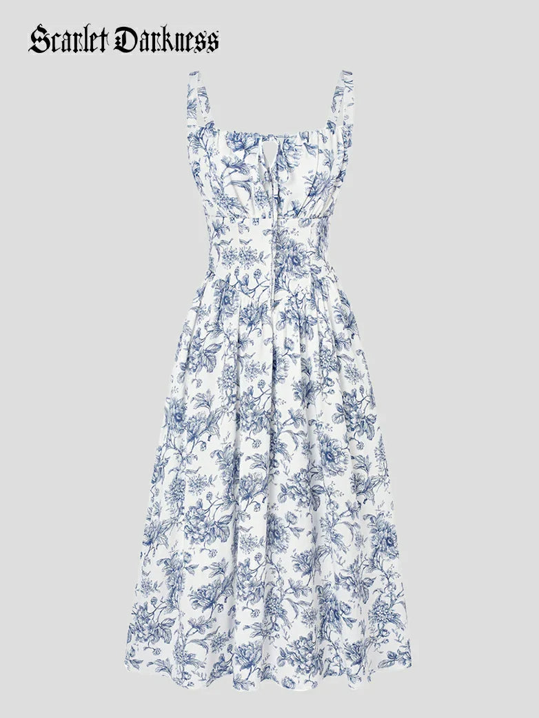 CLEMENTINE™ - Floral Milkmaid Sundress
