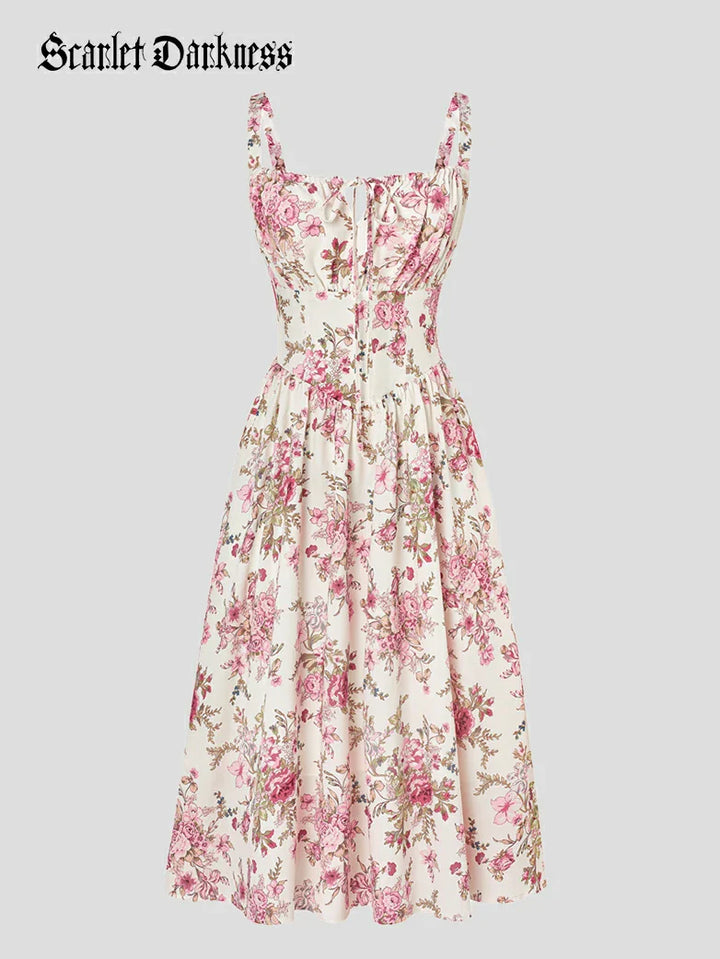 CLEMENTINE™ - Floral Milkmaid Sundress