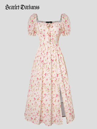 JOSETTE™ - Provence Slit Party Sundress