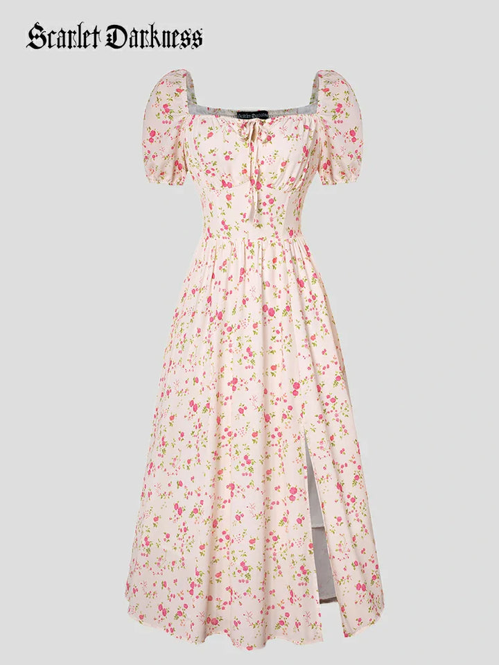 JOSETTE™ - Provence Slit Party Sundress