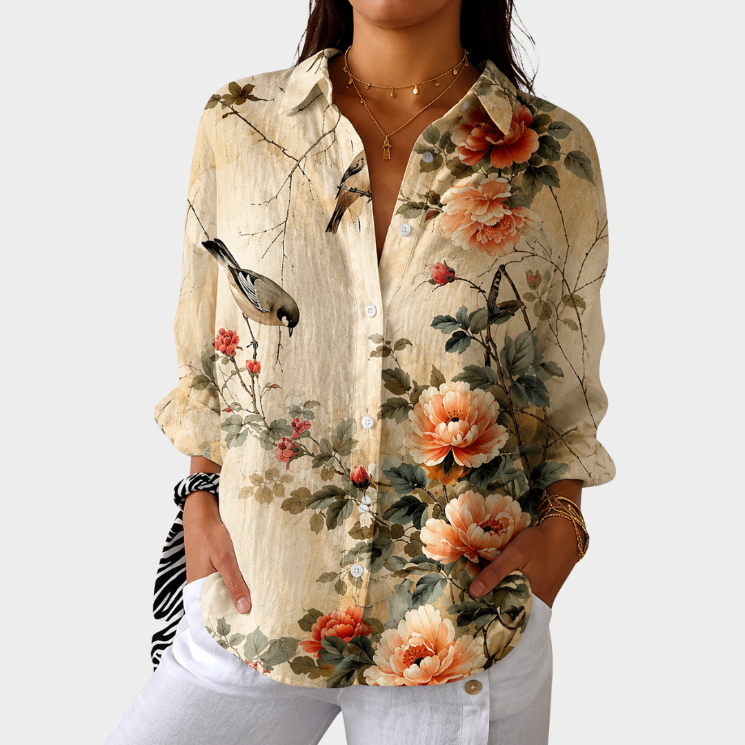 TATIANA | Uplifting Printed Blouse