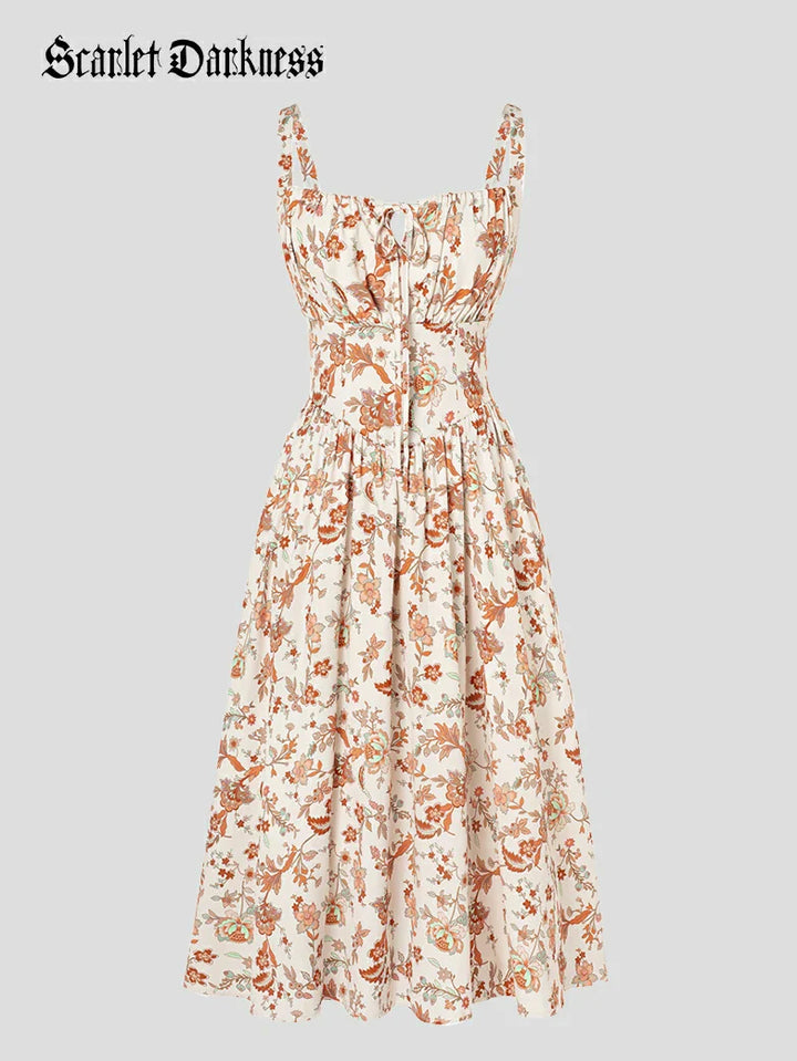 CLEMENTINE™ - Floral Milkmaid Sundress