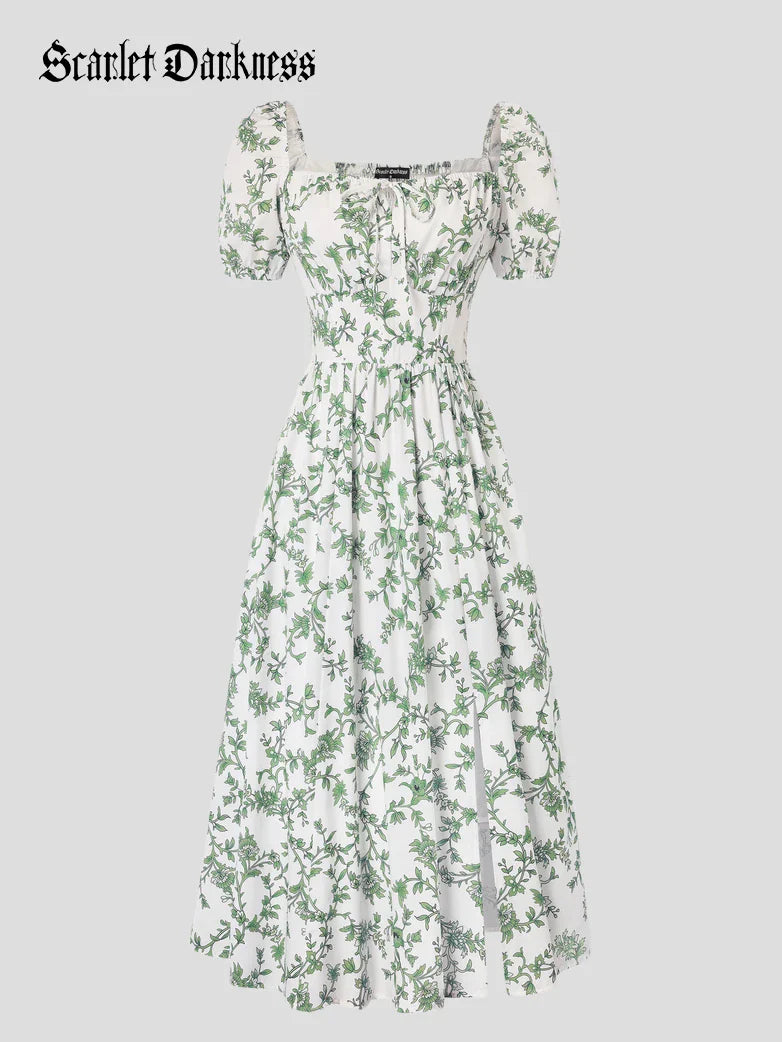 JOSETTE™ - Provence Slit Party Sundress