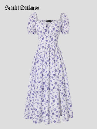 JOSETTE™ - Provence Slit Party Sundress