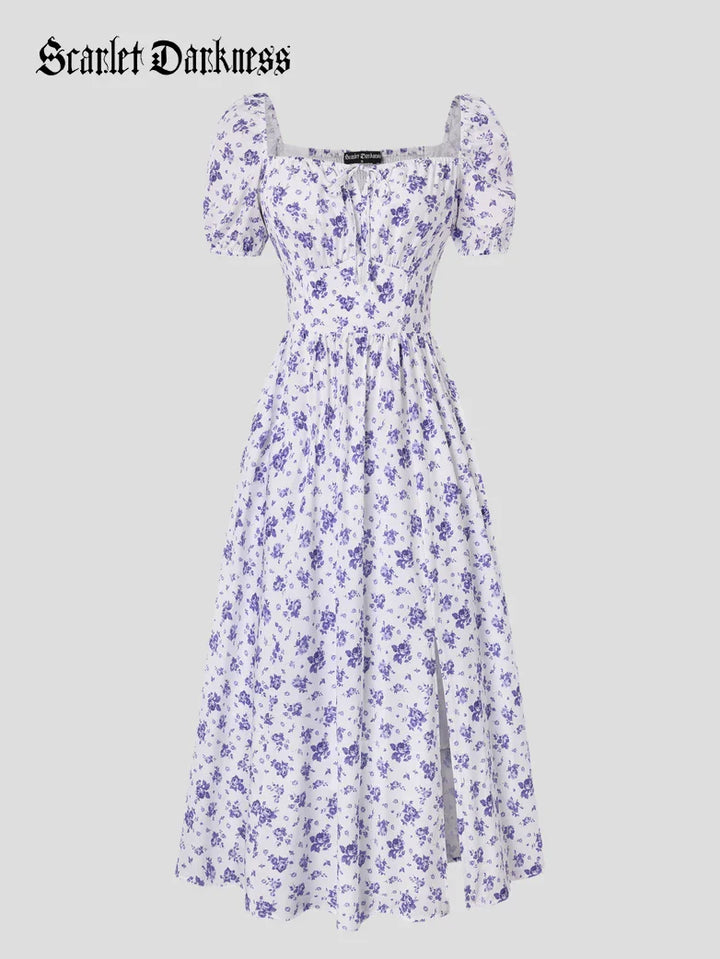 JOSETTE™ - Provence Slit Party Sundress