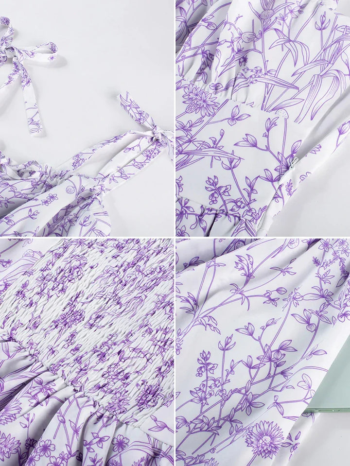 MIREILLE™ - Ditsy Floral Fitted Dress