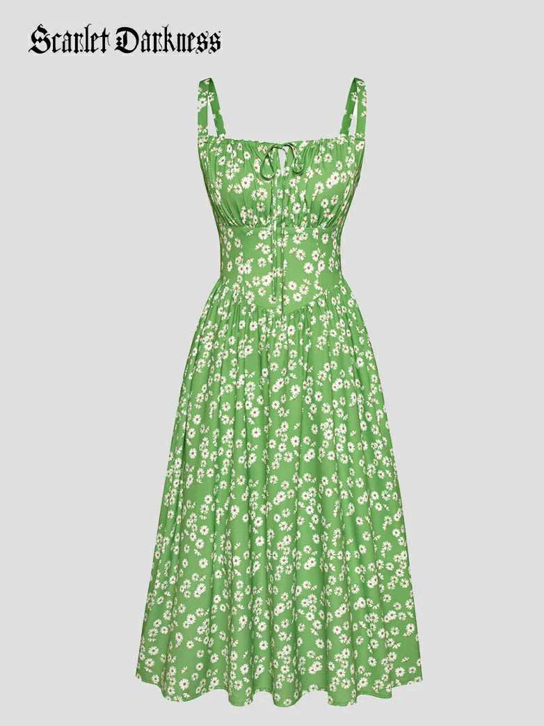 CLEMENTINE™ - Floral Milkmaid Sundress