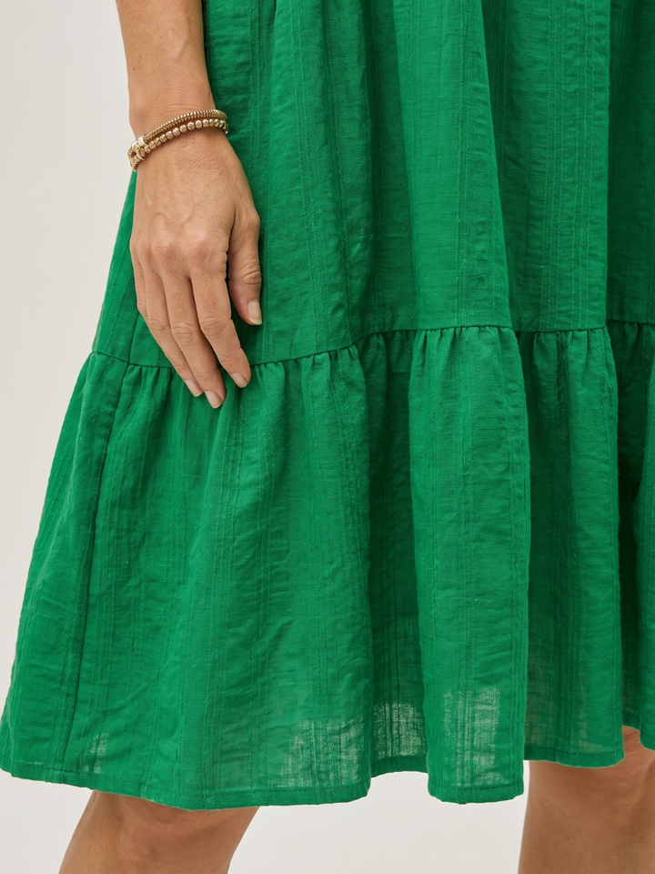 Elysia™ - One Shoulder Bow Detail Knee Length Dress