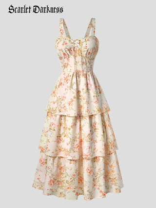 YVETTE™ - Summer Night Floral Wedding Dress