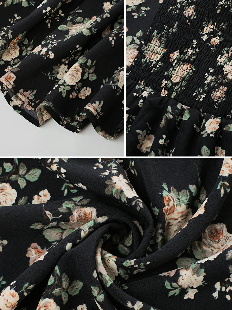 YVETTE™ - Summer Night Floral Wedding Dress