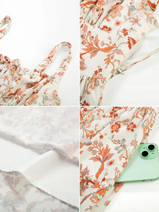 PERRINE™ - Summer Floral Milkmaid Dress