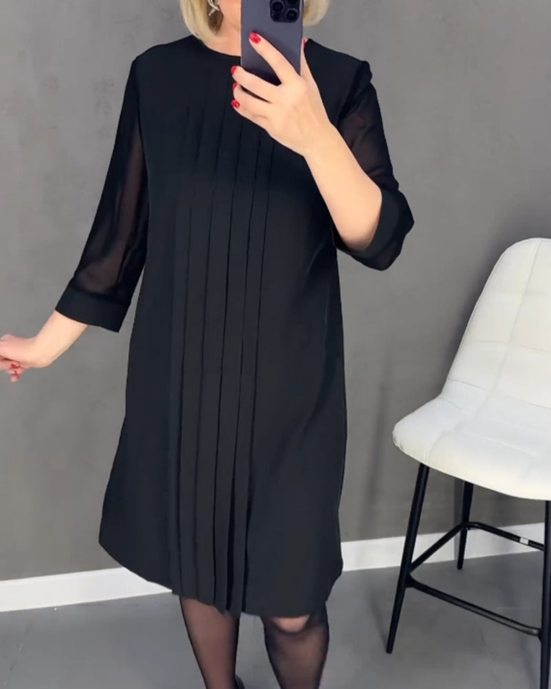 MARGOT™ - Elegant Pleated Dress
