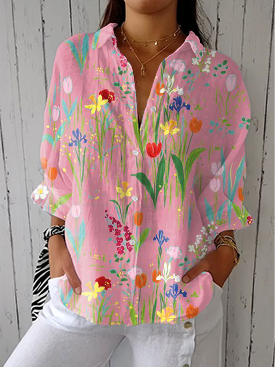Marceline - Spring Garden Blouse