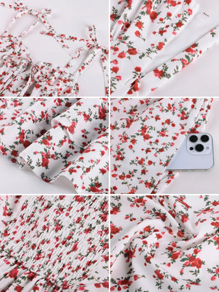 MIREILLE™ - Ditsy Floral Fitted Dress