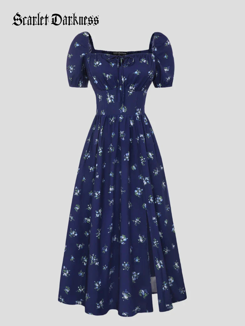 JOSETTE™ - Provence Slit Party Sundress