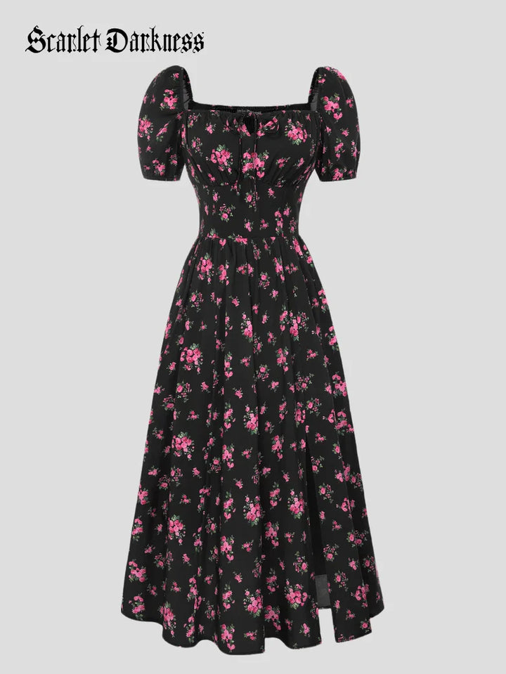 JOSETTE™ - Provence Slit Party Sundress