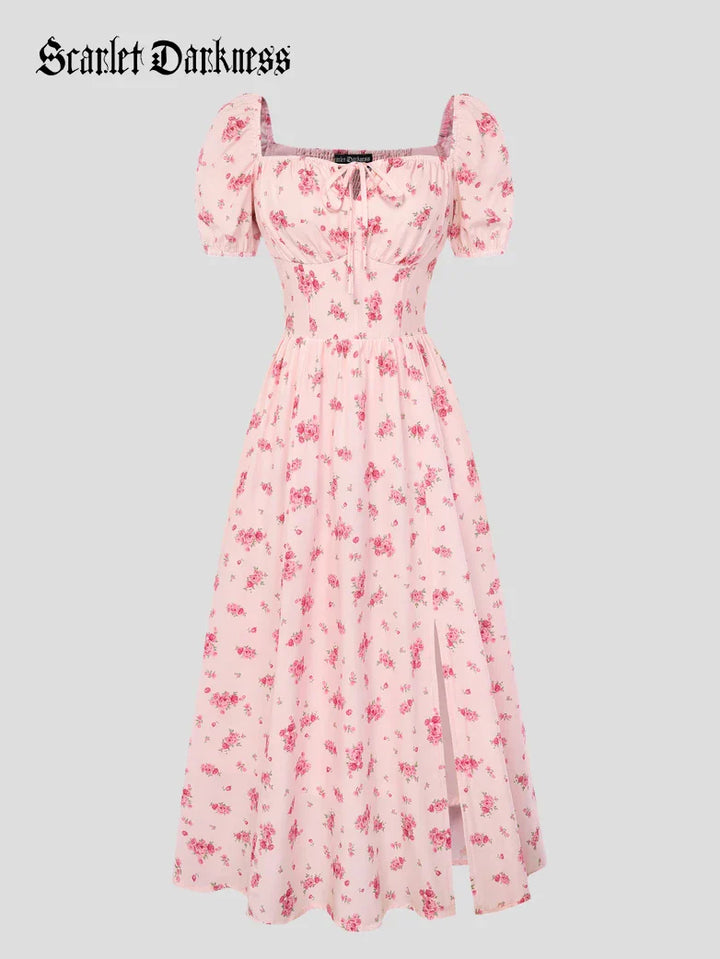 JOSETTE™ - Provence Slit Party Sundress