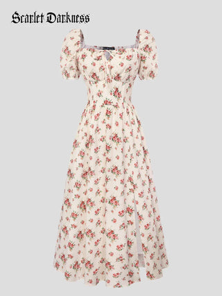 JOSETTE™ - Provence Slit Party Sundress