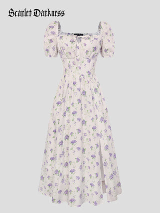 JOSETTE™ - Provence Slit Party Sundress
